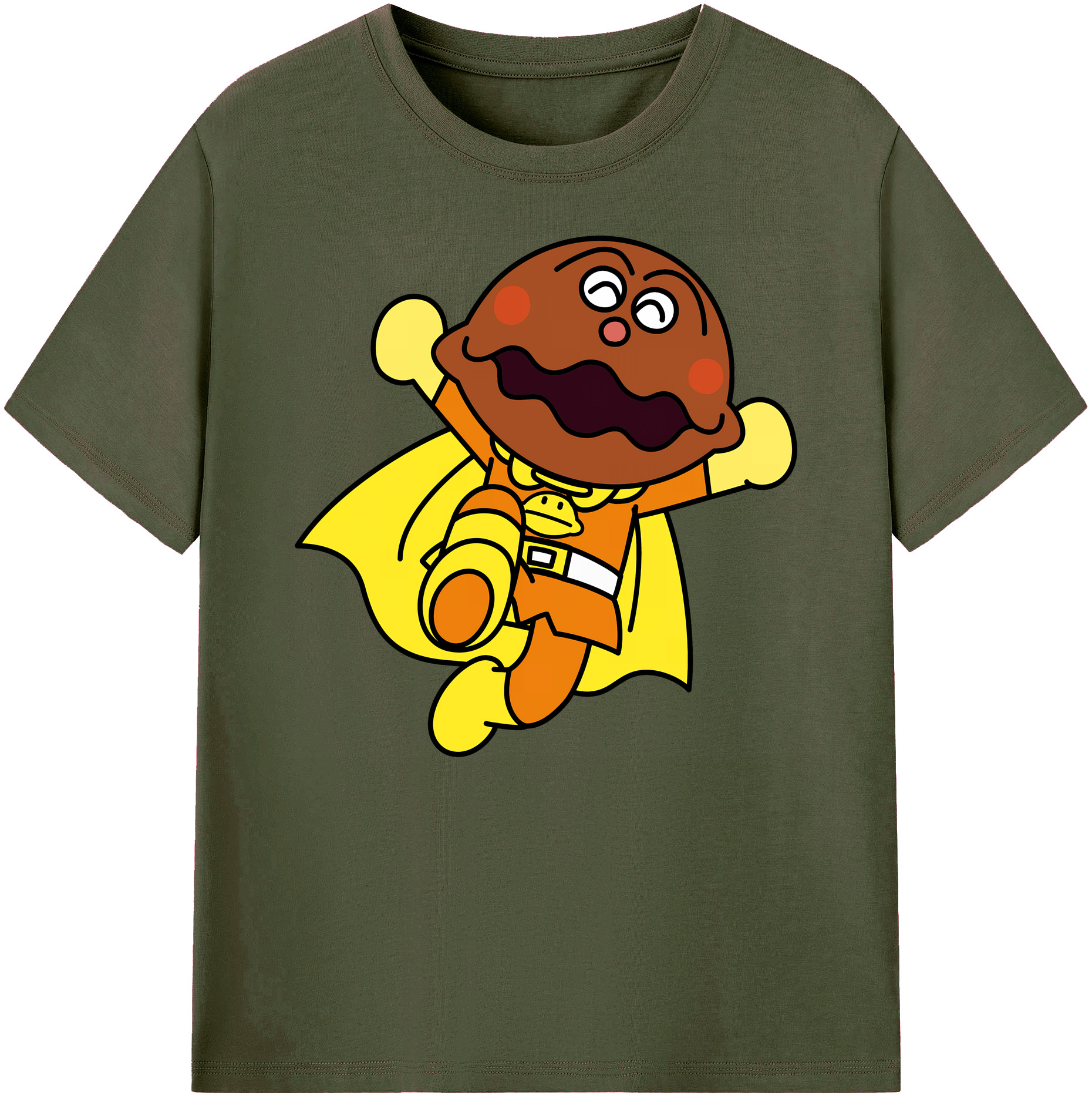 （画像用） アンパンマン Anpanman 綿100％ メンズ半袖Tシャツ｜肌触りやわらか＆通気性